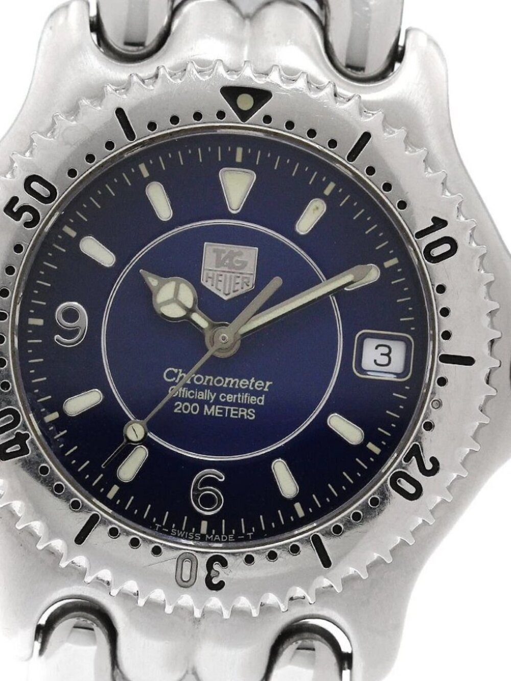 TAG HEUER S/el WG5114-P0 Date Navy Dial Automatic Men's Watch